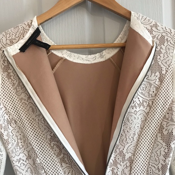 BCBG MaxAzria lace white dress - Picture 5 of 6